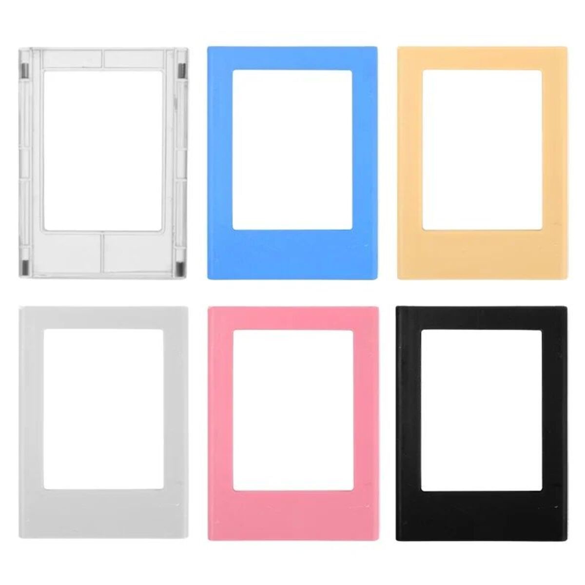 Creative Magnetic Small Photo Frame, DIY Magnetic Sheet Versatile Combination Display Frame Magnetic Picture Frame Mini Picture Frames Set For Refrigerator Wallet Size Picture Frames