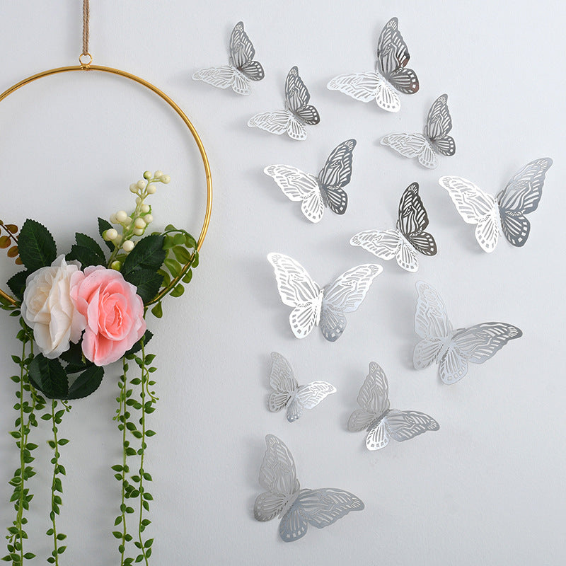 3d Three-dimensional Butterfly Wall Sticker Wall Decoration Sticker