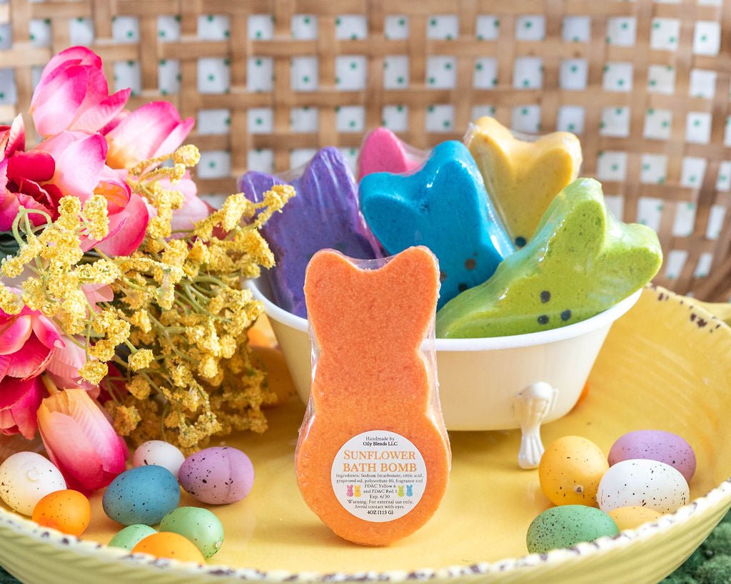 Easter Bunny Bath Bombs - Oily BlendsEaster Bunny Bath Bombs