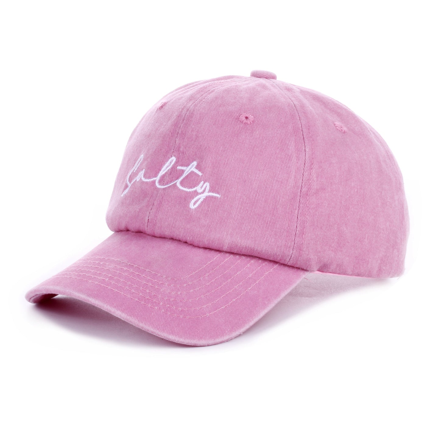 Ladies' Washed Cotton Baseball Cap Embroidered