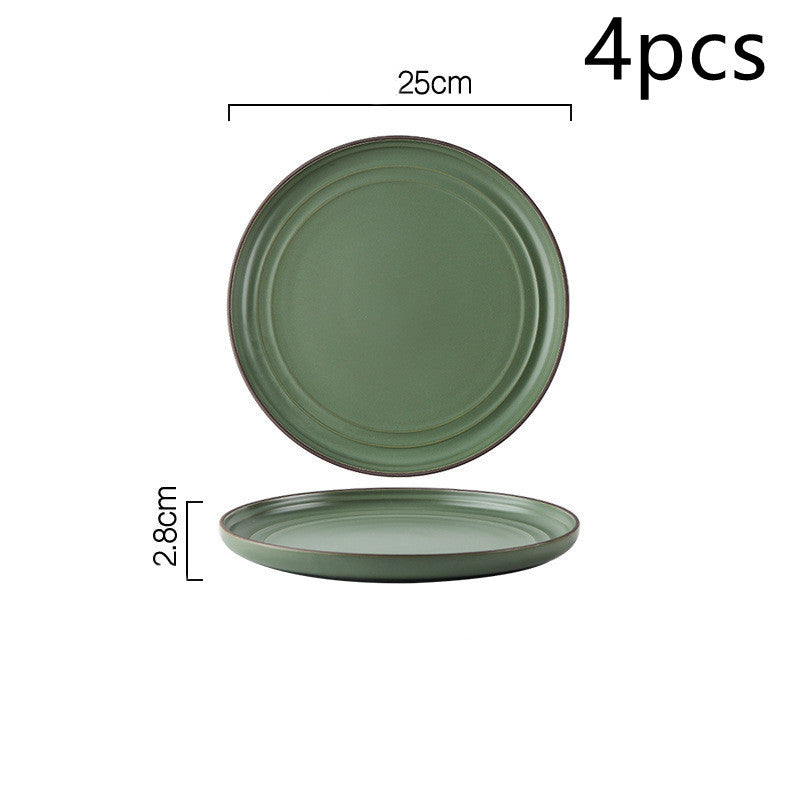 Wind Simple Bowl And Plate Combination Tableware And Tableware