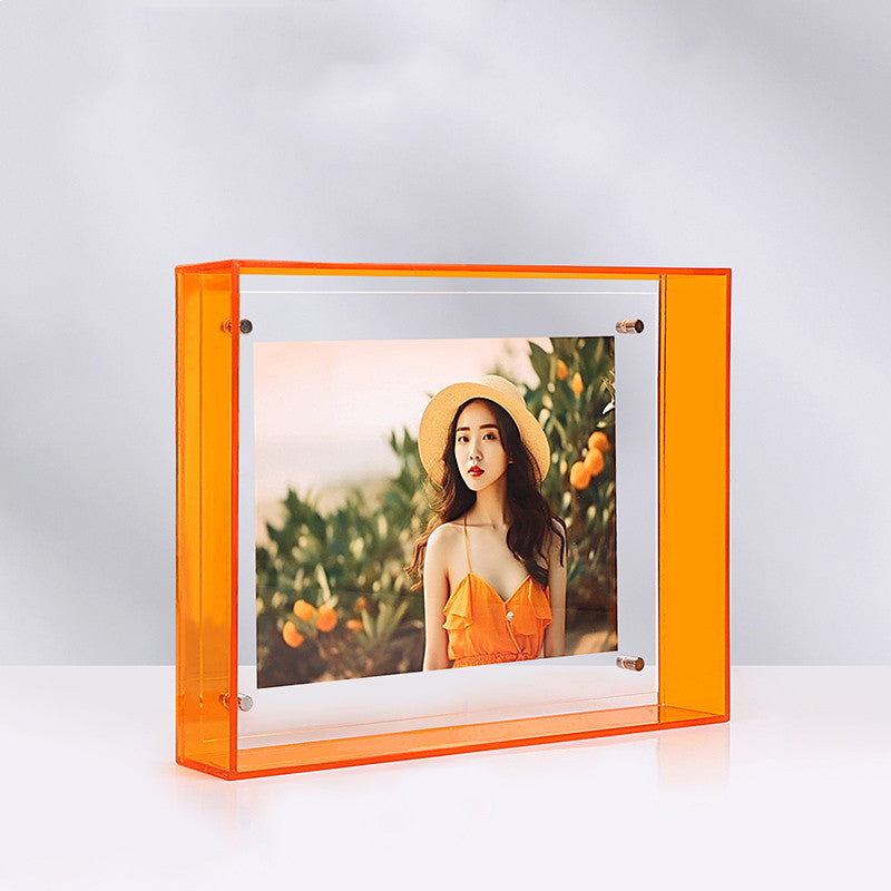 Acrylic Photo Frame Transparent Colorful Picture Frame