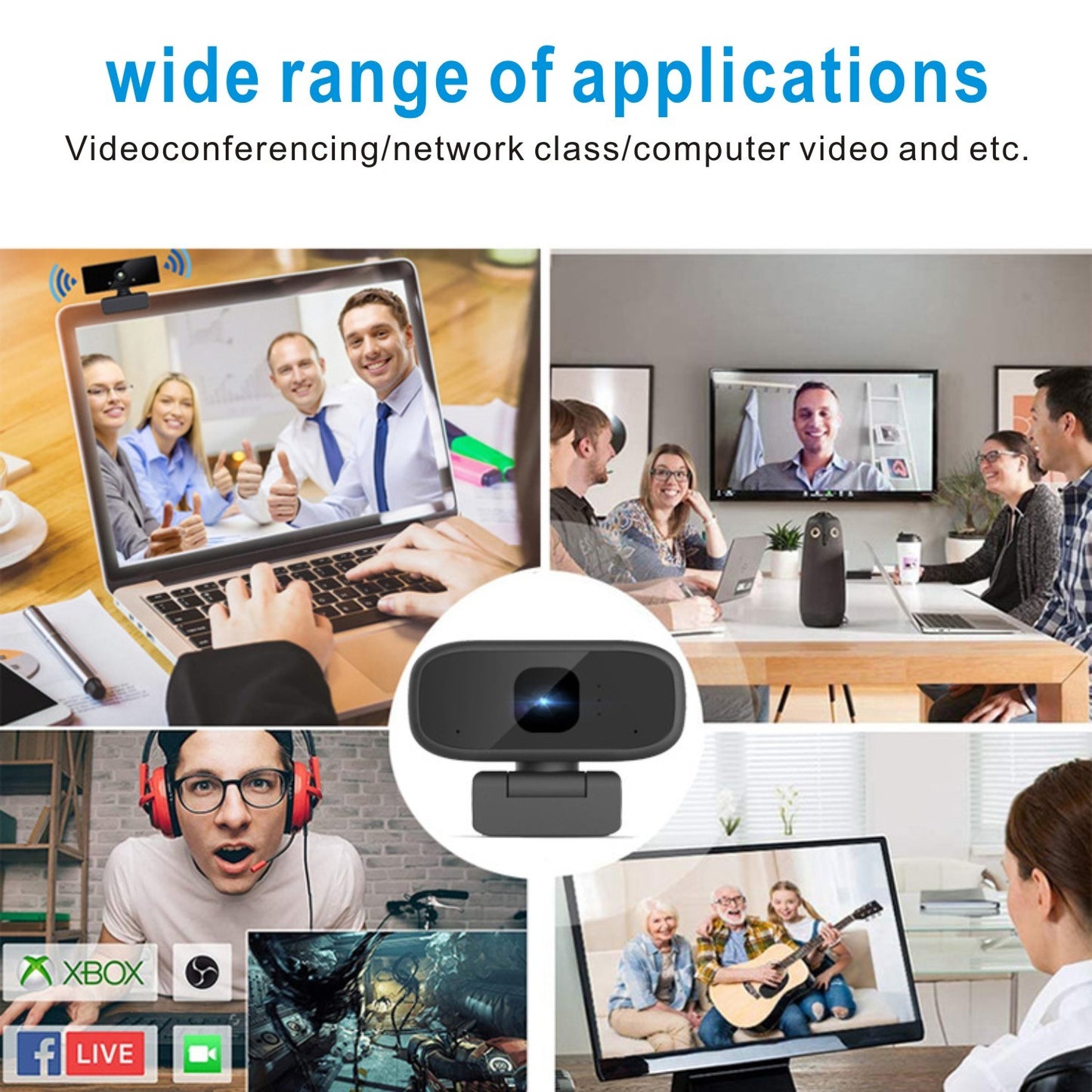 Web Camera Video Webcam Mini Cam With Microphone