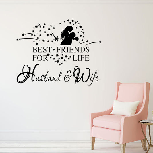 English Proverbs Wall Sticker Valentine's Word Sticker