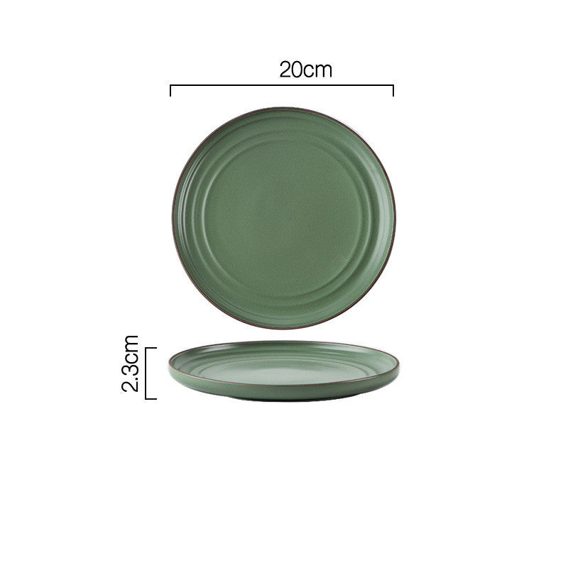 Wind Simple Bowl And Plate Combination Tableware And Tableware