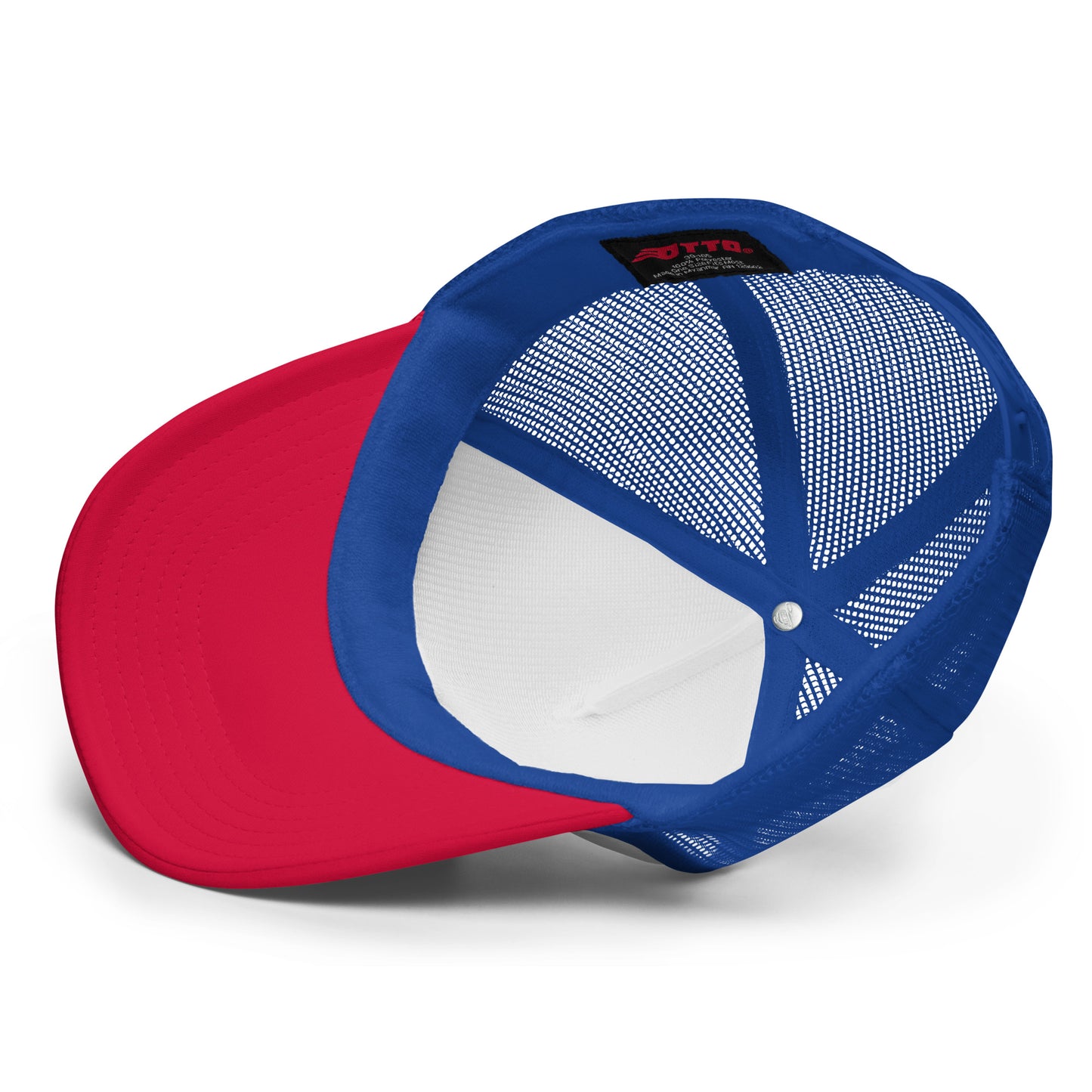 Foam trucker hat - USA Flag Red White & Blue