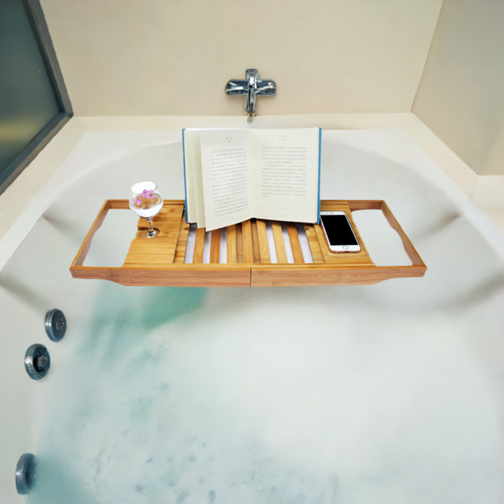 Bamboo bathtub frame