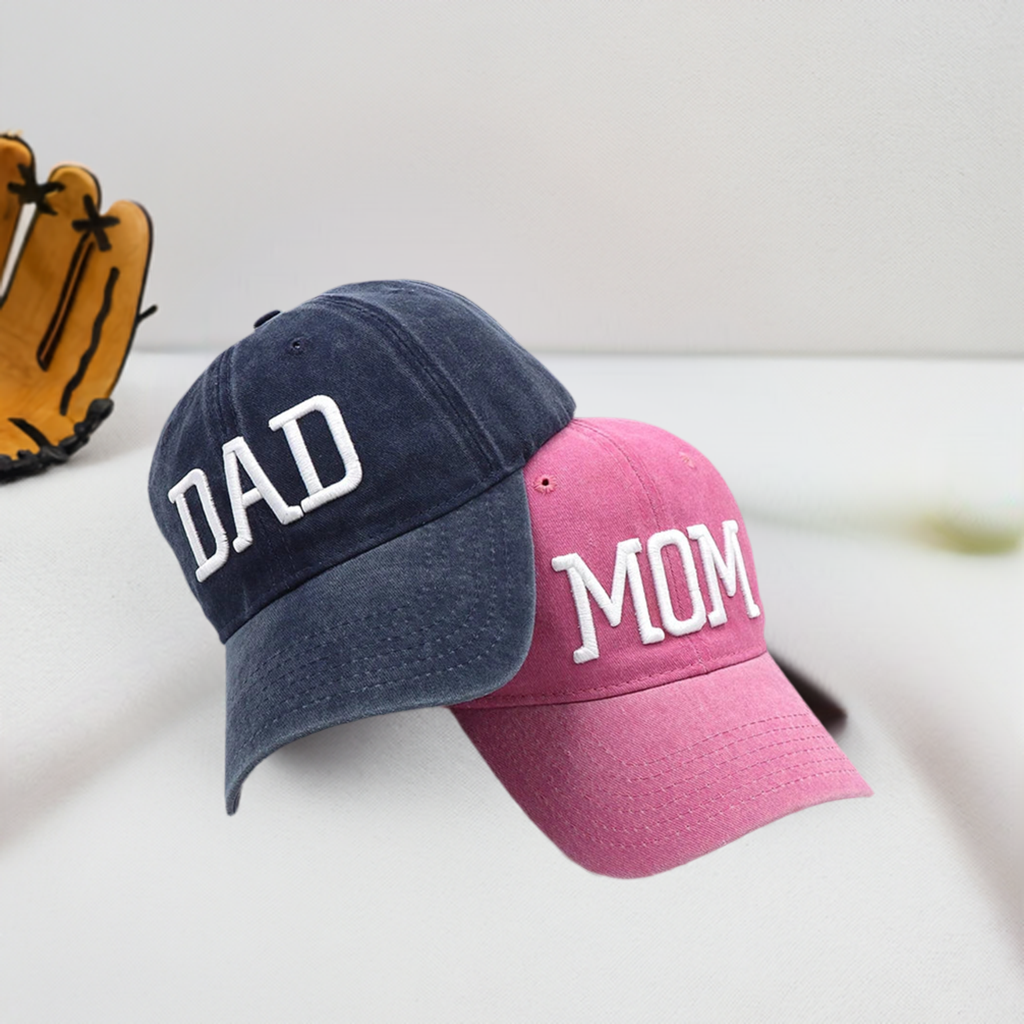 Mom And Dad Hats Fathers Day Mom Dad Gifts Hat Embroidered Adjustable