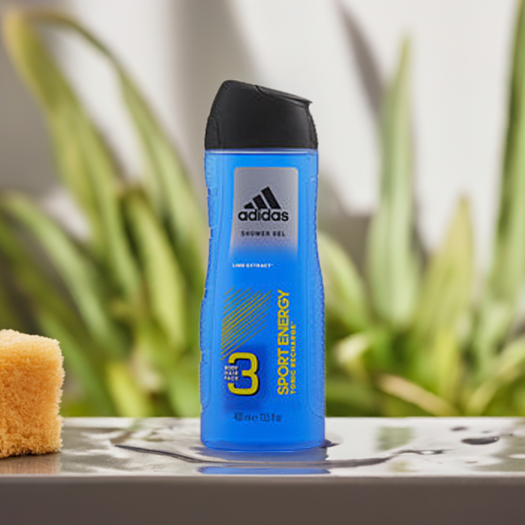 Adidas Sport Energy 3 In 1 Face And Body Shower Gel 13.5 oz by Adidas