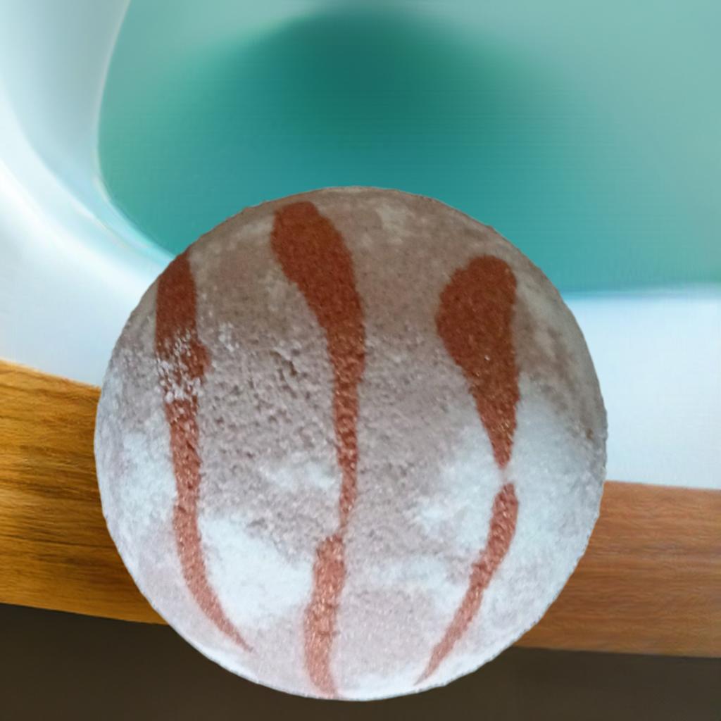 Vanilla Oatmeal and Honey Musk with Hemp Bath Bomb