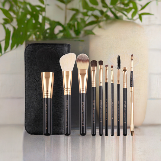 Portable makeup brush