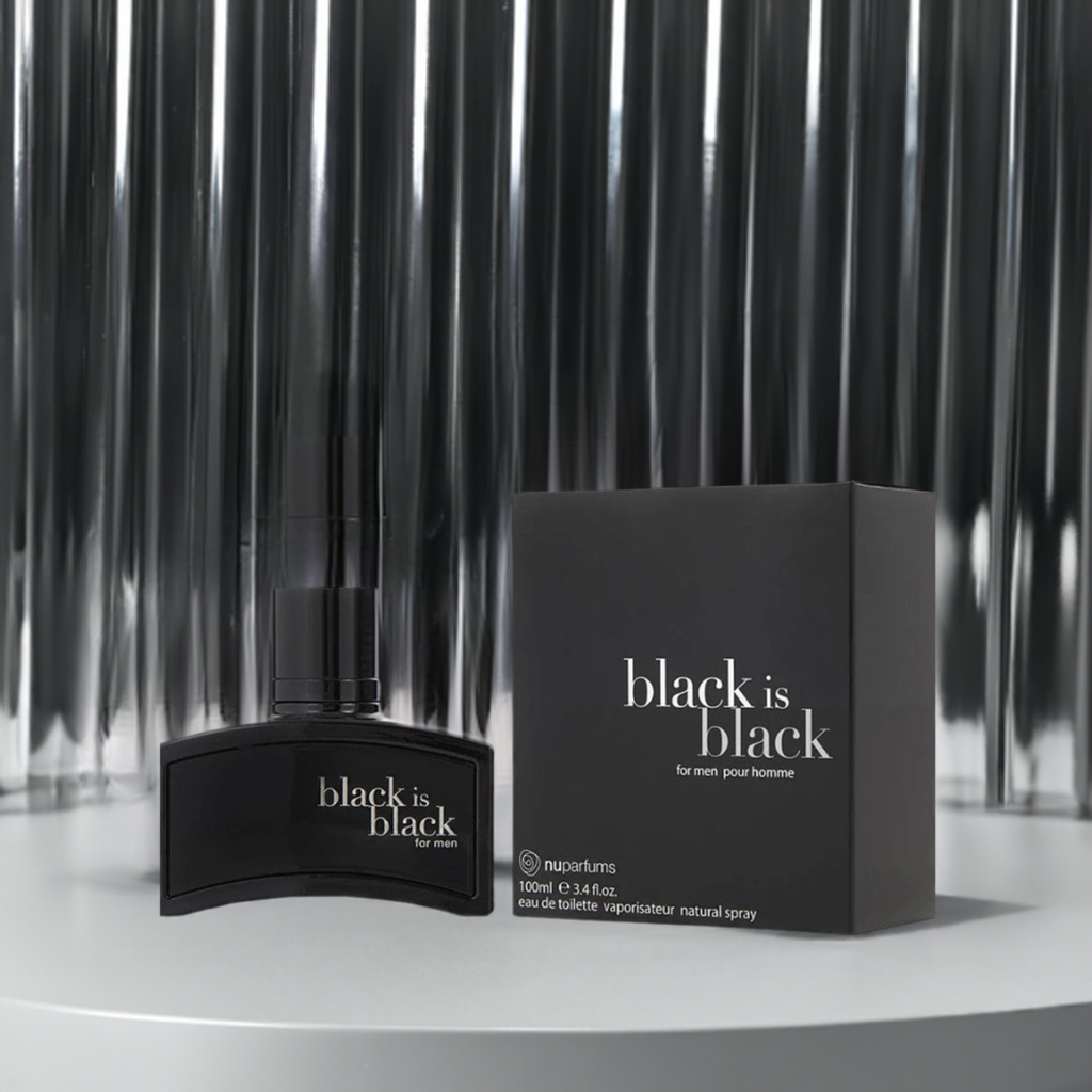 Black Is Black men Eau De Toilette Spray 3.4 oz by Nuparfums