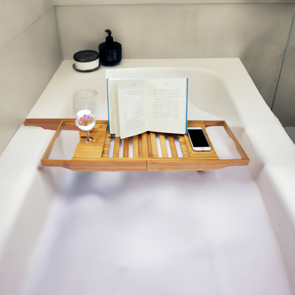 Bamboo bathtub frame