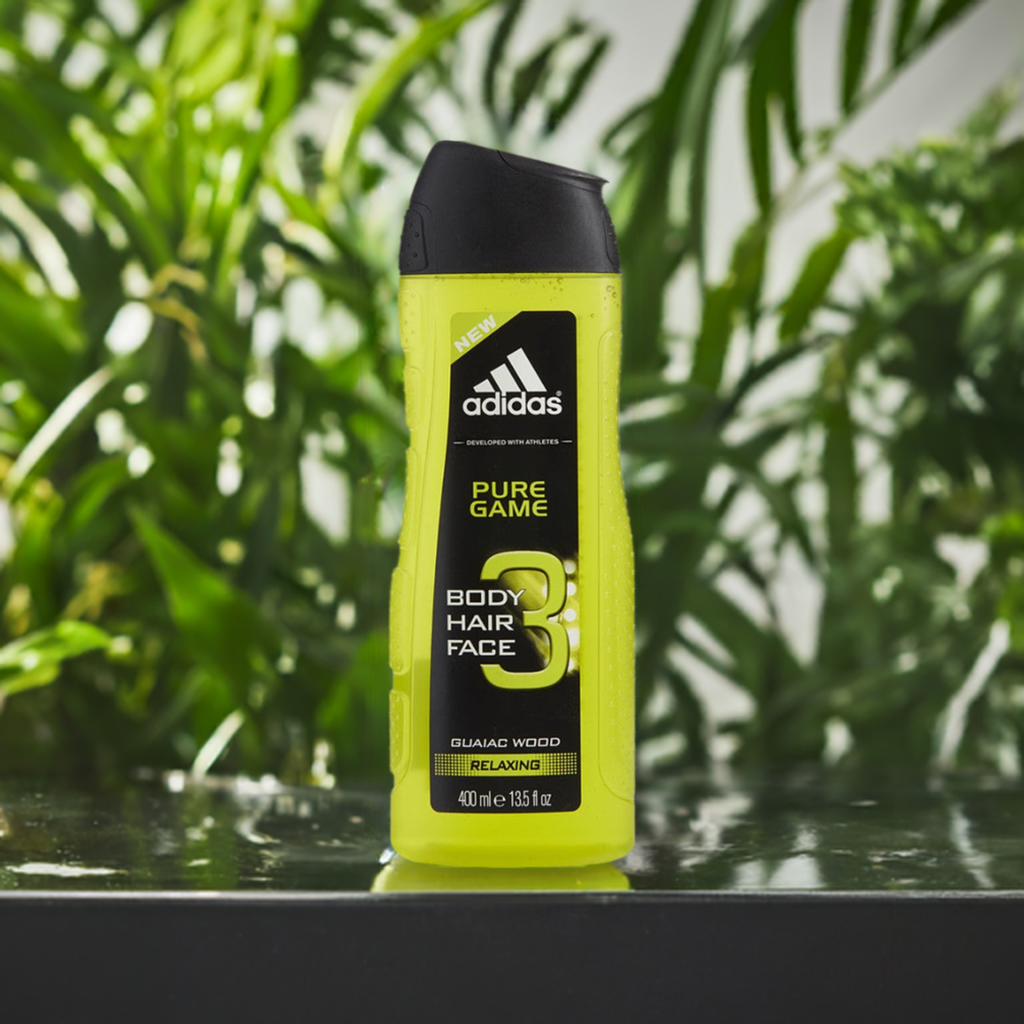 Adidas Pure Game Body, Hair & Face Shower Gel 13.5 oz by Adidas