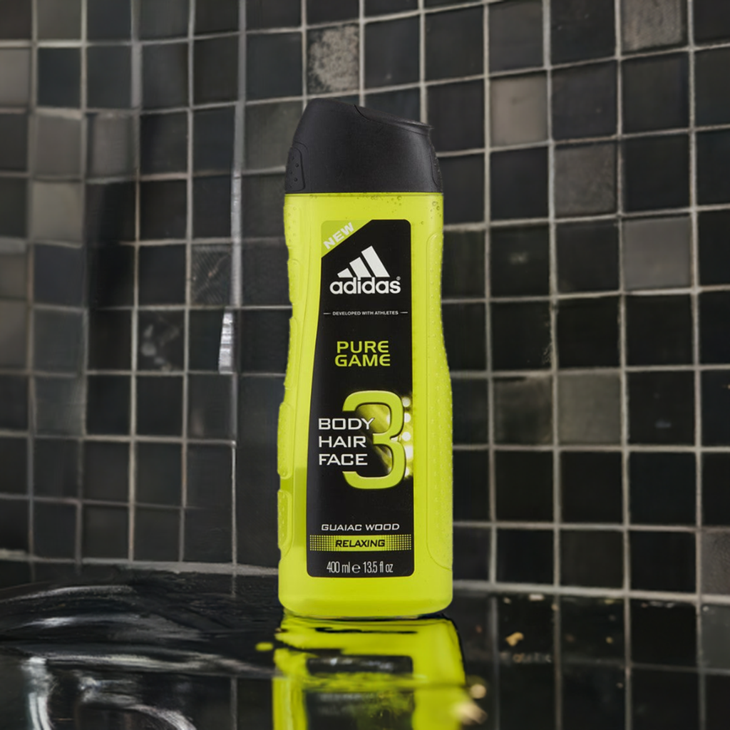 Adidas Pure Game Body, Hair & Face Shower Gel 13.5 oz by Adidas