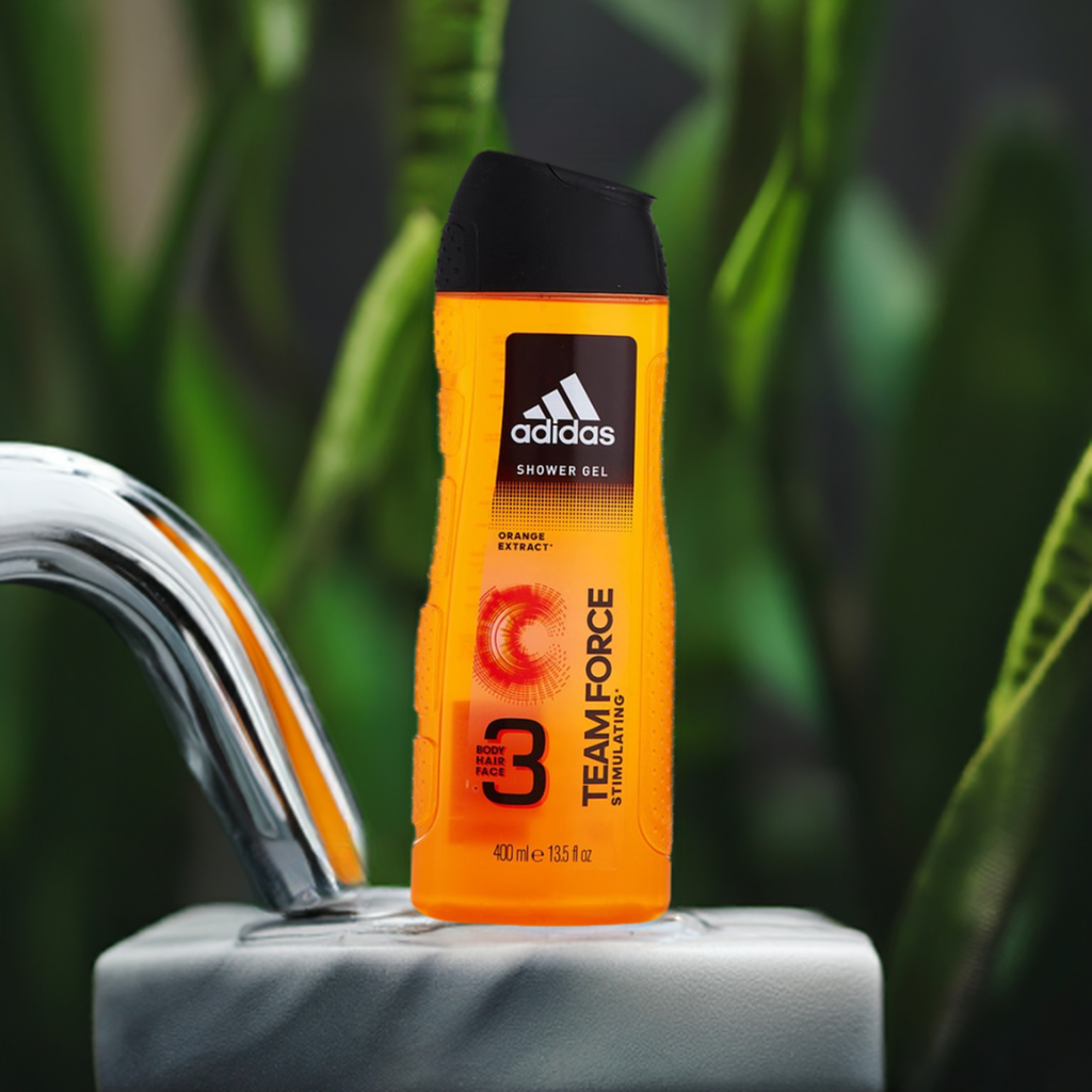 Adidas Team Force 3 In 1 Face And Body Shower Gel 13.5 oz