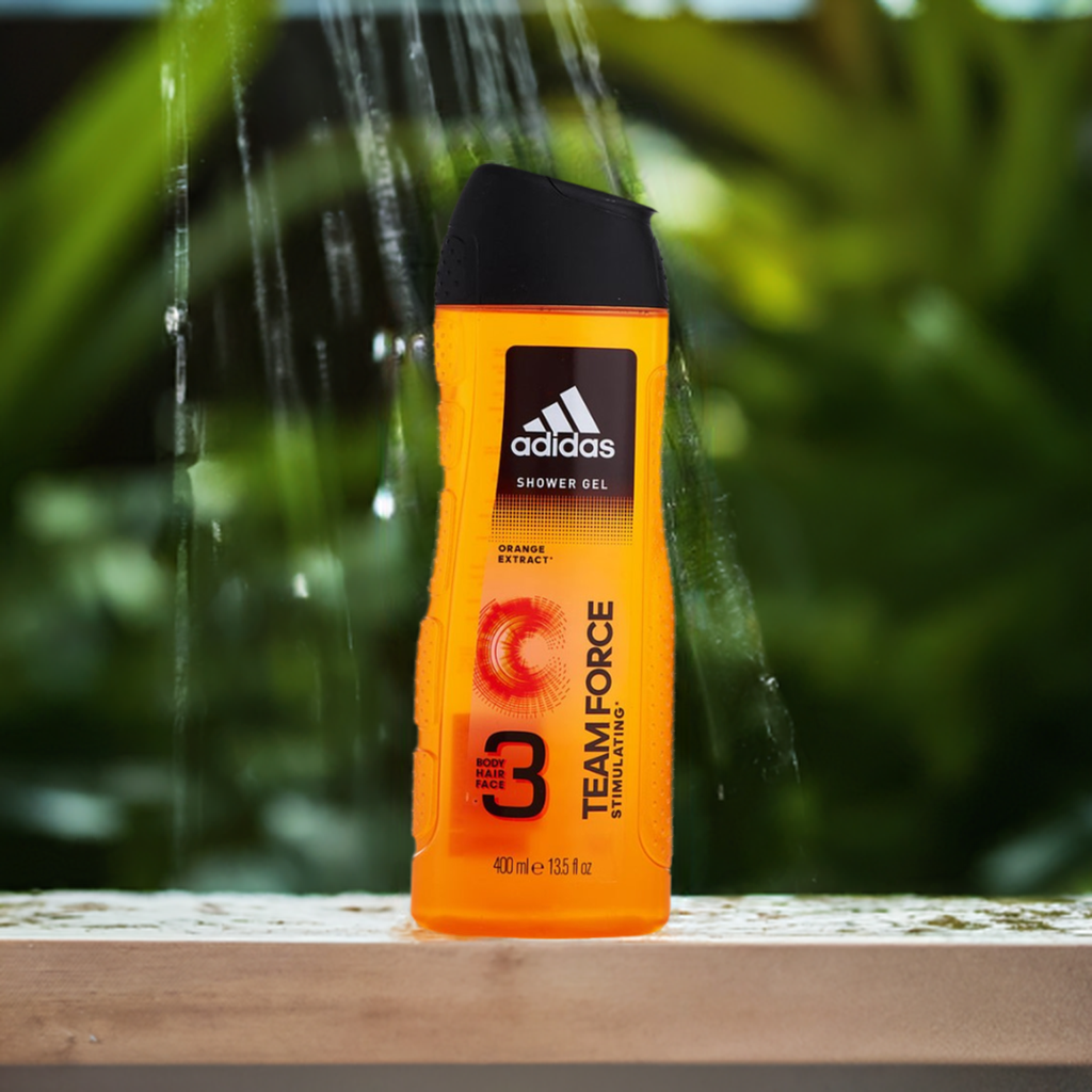 Adidas Team Force 3 In 1 Face And Body Shower Gel 13.5 oz