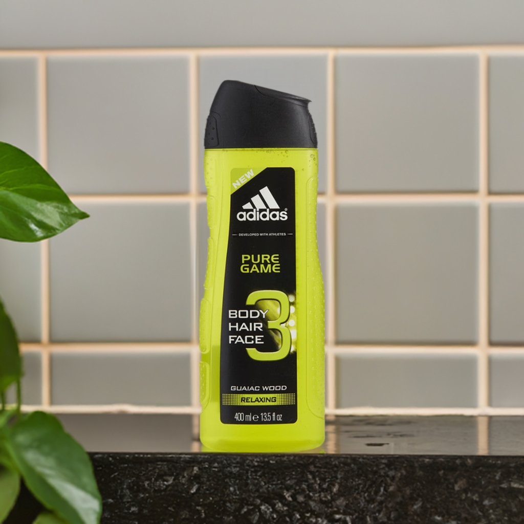 Adidas Pure Game Body, Hair & Face Shower Gel 13.5 oz by Adidas