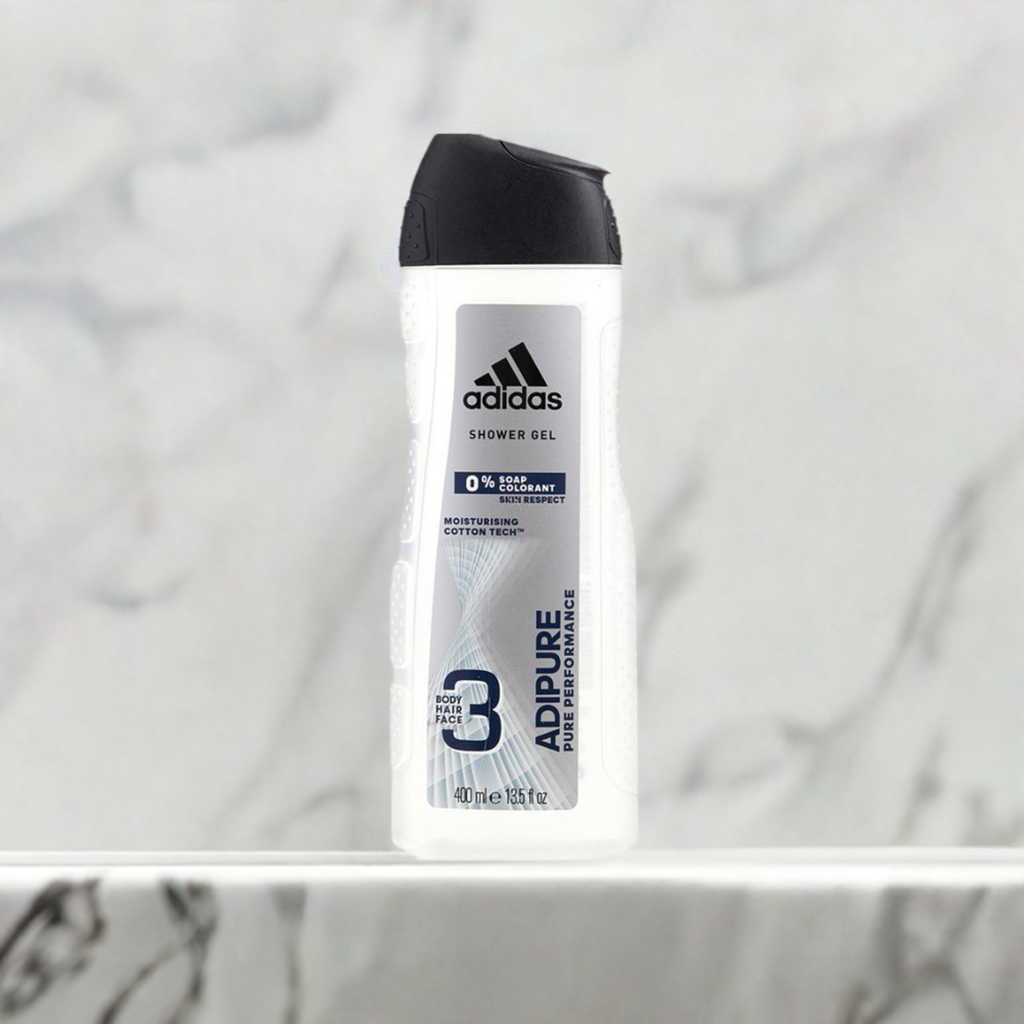 Adidas Adipure 3-In-1 Shower Gel 13.5 oz