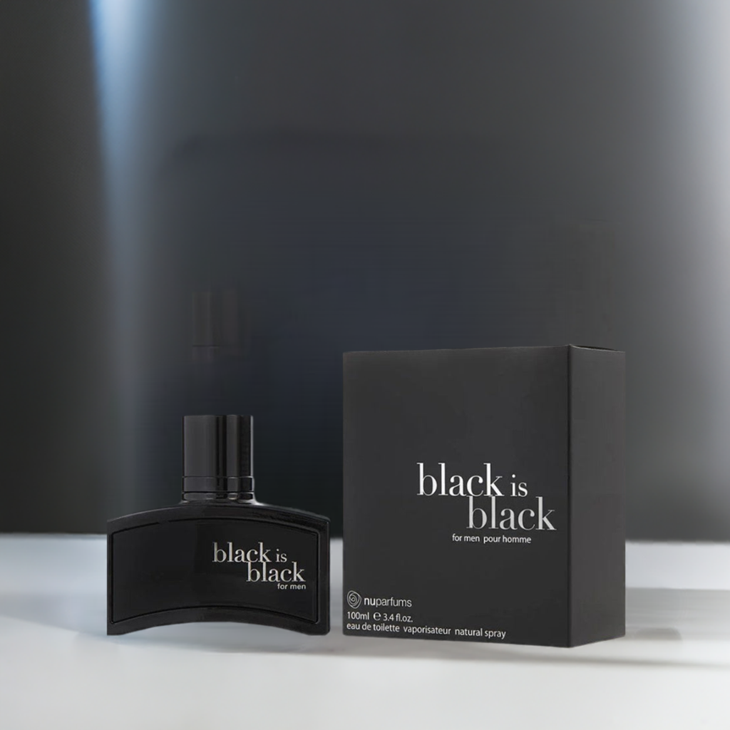 Black Is Black men Eau De Toilette Spray 3.4 oz by Nuparfums