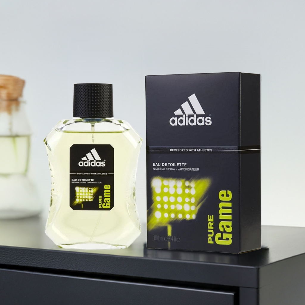 Adidas Pure Game men Eau De Toilette Spray (Developed With Athletes) 3.4 oz