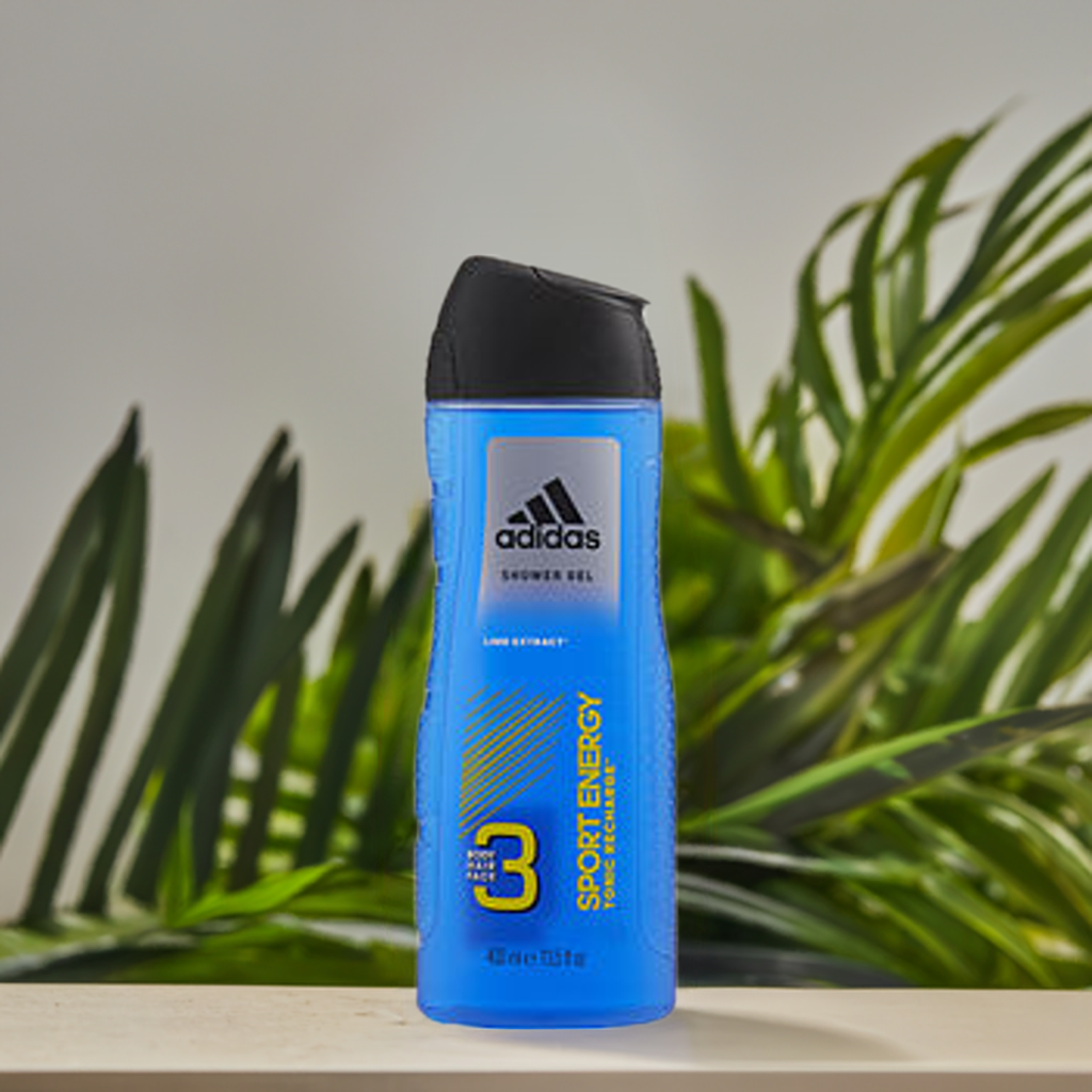 Adidas Sport Energy 3 In 1 Face And Body Shower Gel 13.5 oz by Adidas