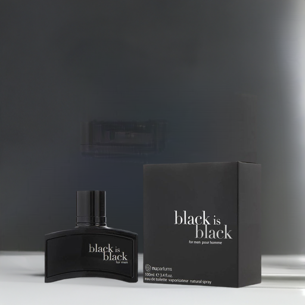 Black Is Black men Eau De Toilette Spray 3.4 oz by Nuparfums