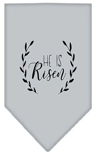 Pet and Dog Bandana Screen Printed, "He Is Risen"