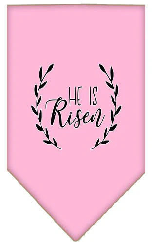 Pet and Dog Bandana Screen Printed, "He Is Risen"