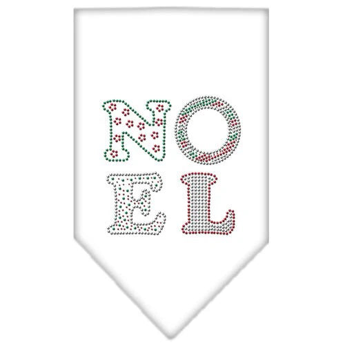 Christmas Pet and Dog Bandana Rhinestone, "Noel"