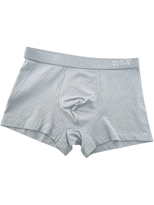 Men's pure cotton one piece boxer briefs