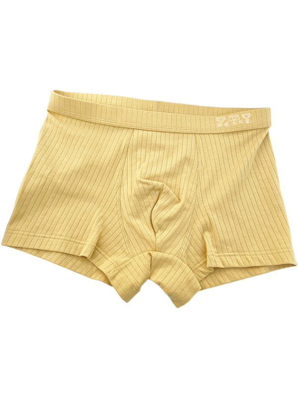 Men's pure cotton one piece boxer briefs