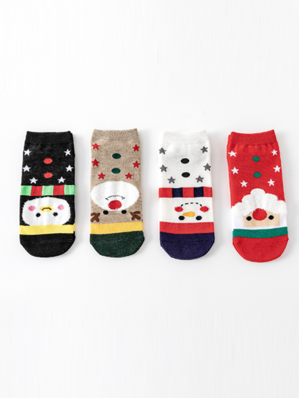 Women's Festive Knit Holiday Pattern Socks