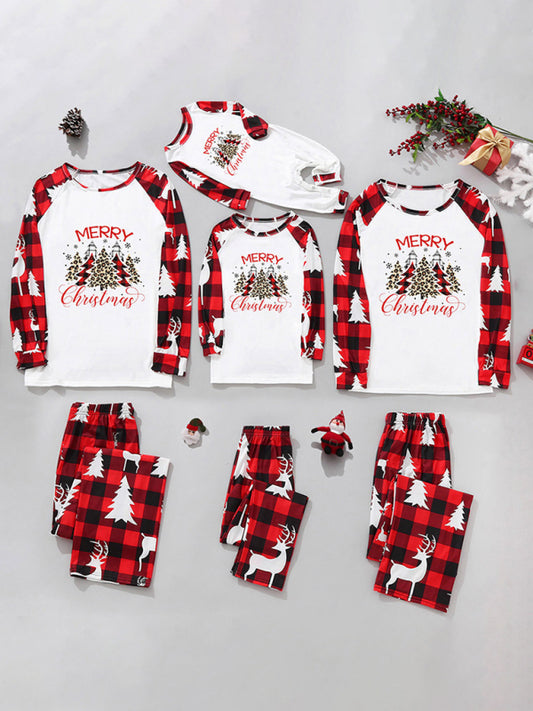 Family Christmas Plaid Matching Pajama Sets