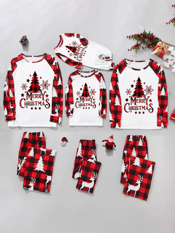 Family Christmas Plaid Matching Pajama Sets