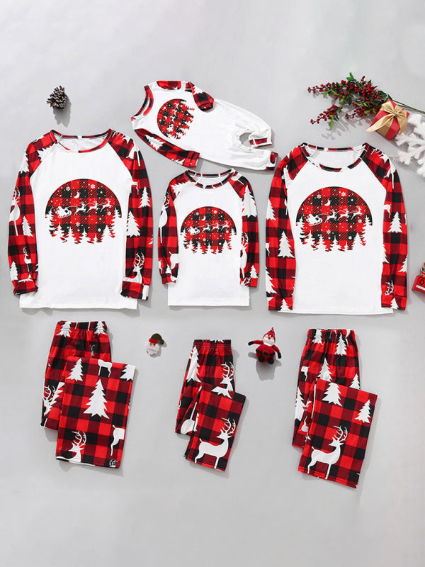 Family Christmas Plaid Matching Pajama Sets