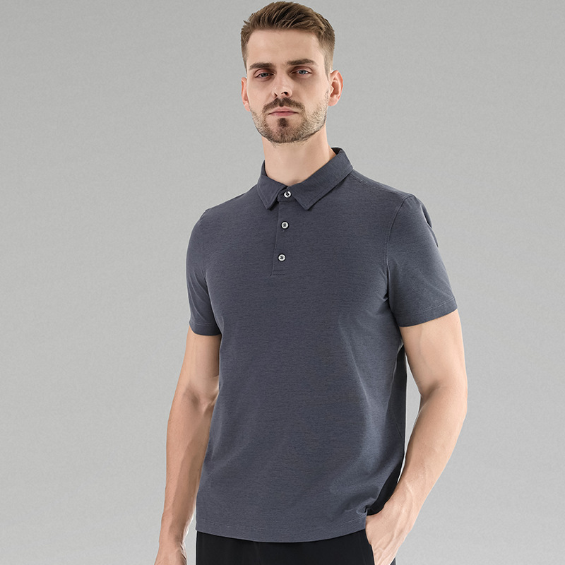 Men's short-sleeved casual POLO shirt breathable business sports top