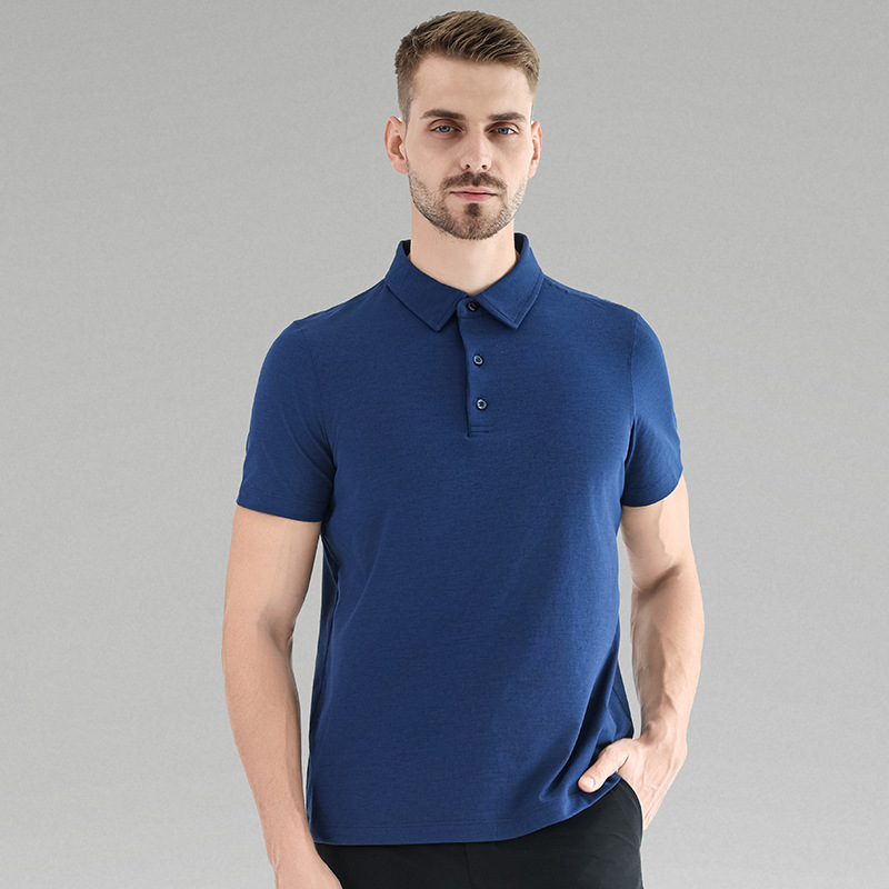 Men's short-sleeved casual POLO shirt breathable business sports top