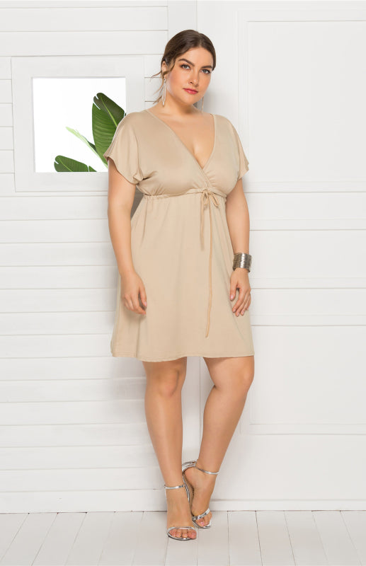 Comfortable High Elasticity Solid Leisure Maternity Dress for Spring-Summer