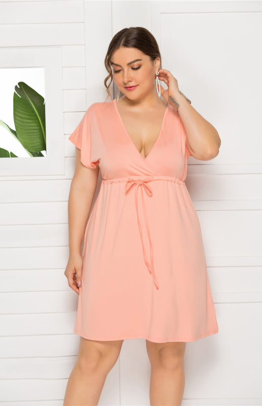 Comfortable High Elasticity Solid Leisure Maternity Dress for Spring-Summer