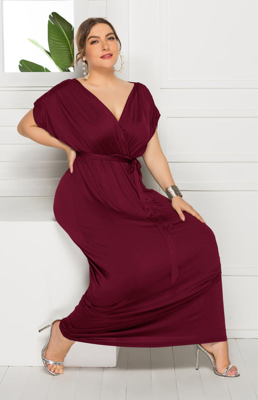 Stylish Maternity Solid Knit Everyday Dress for Spring-Summer