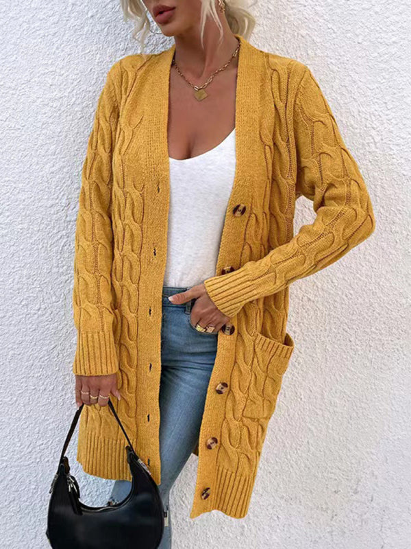 Women's outerwear fashionable long single-breasted casual cardigan jacket