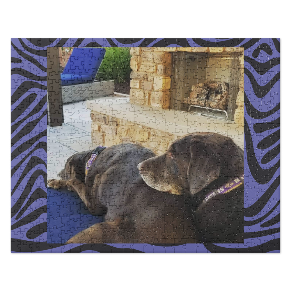 Jigsaw puzzle - Relaxing Chocolate Labs (Personalize It!)