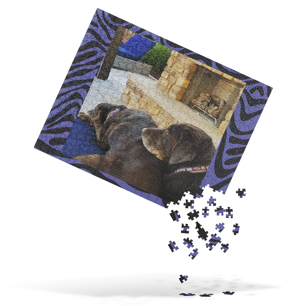 Jigsaw puzzle - Relaxing Chocolate Labs (Personalize It!)