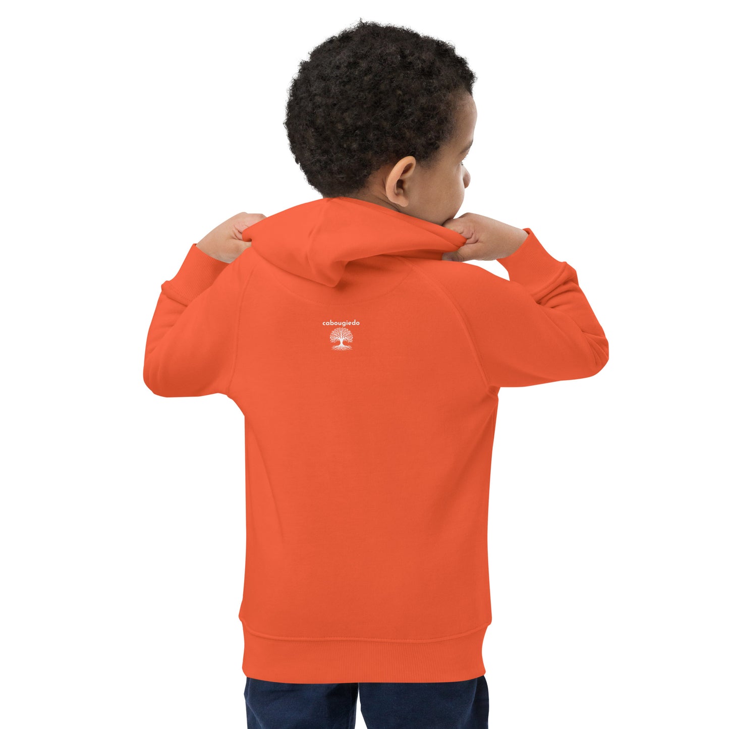 Kids eco hoodie - Steppin Into Black History Month