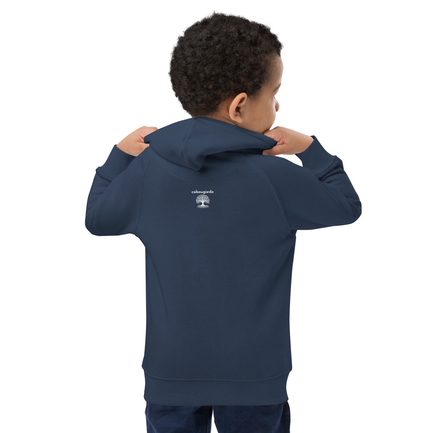 Kids eco hoodie - Steppin Into Black History Month