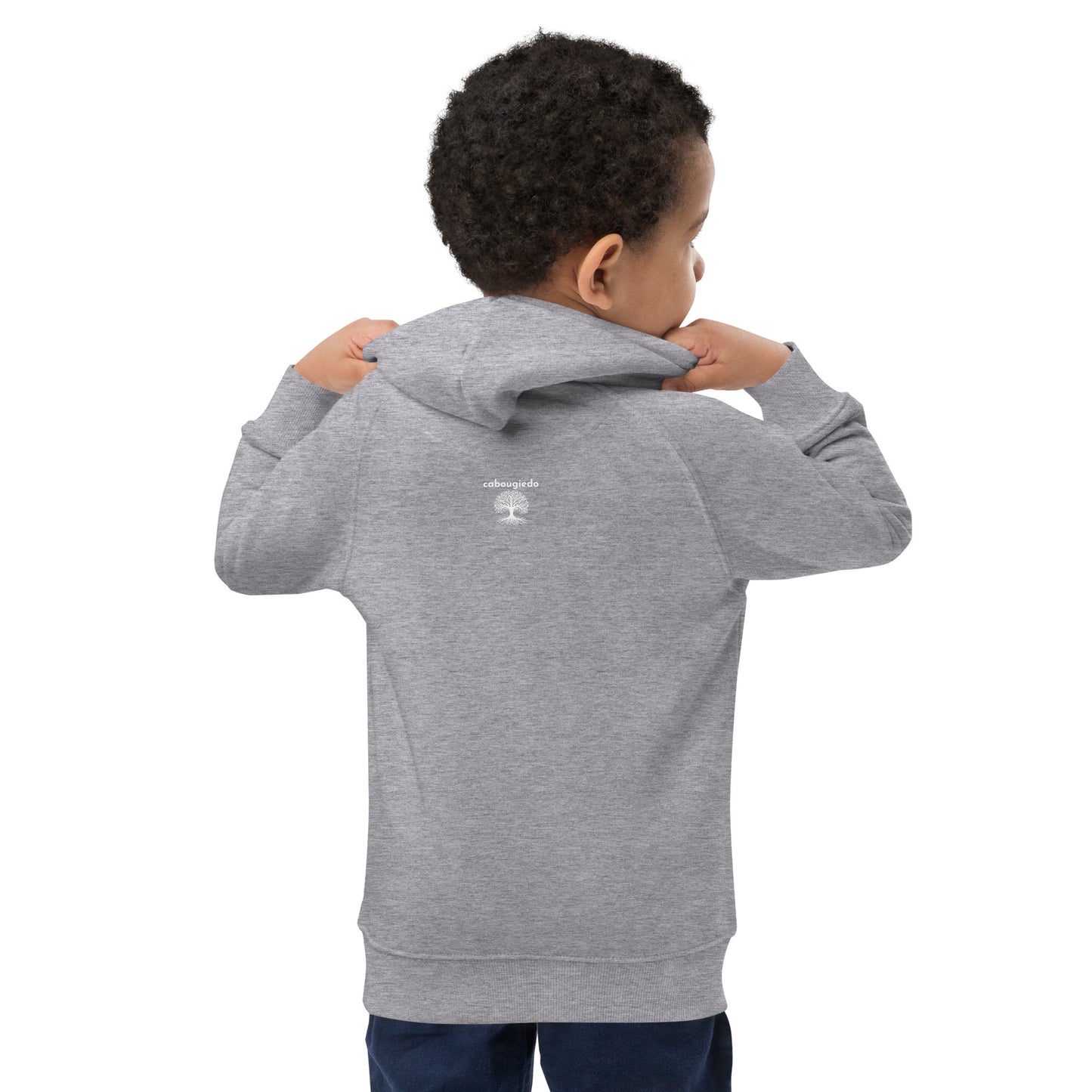 Kids eco hoodie - Steppin Into Black History Month