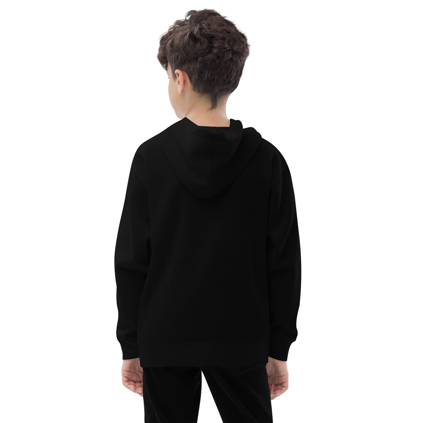 Kids fleece hoodie - Juneteenth Young Gifted and Black