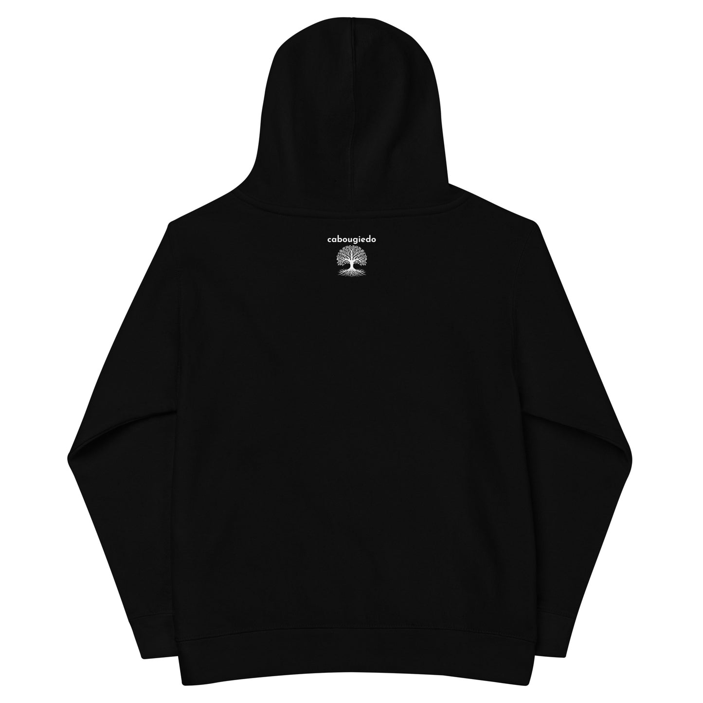 Kids fleece hoodie - Juneteenth Young Gifted and Black