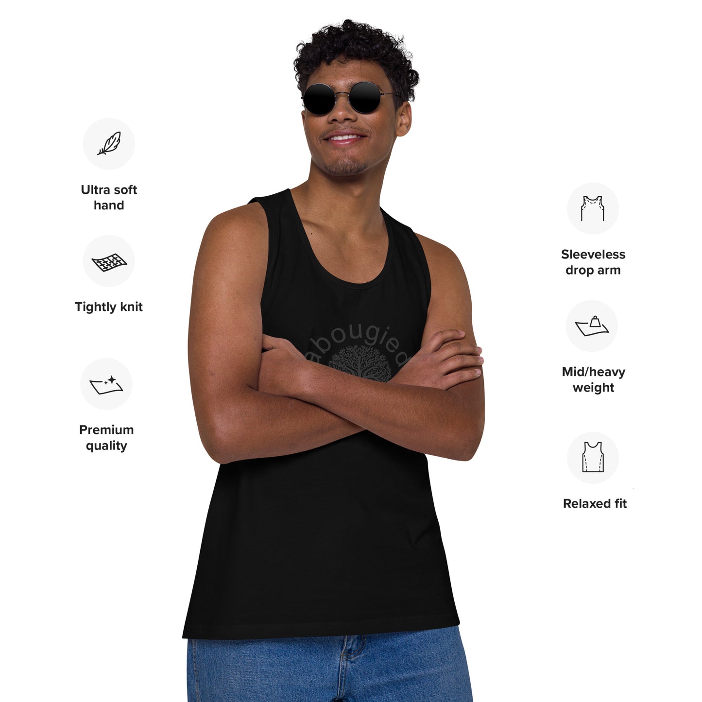 Men’s premium tank top - CaBougieDo Premium Quality